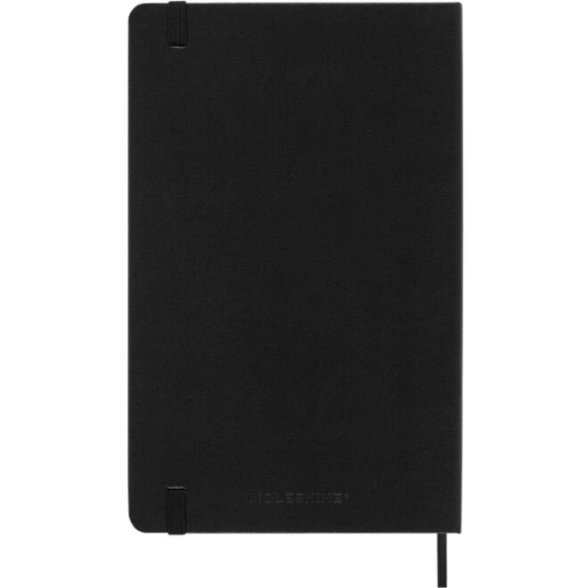 Notitieboek Moleskine large 130x210mm dots hard cover zwart