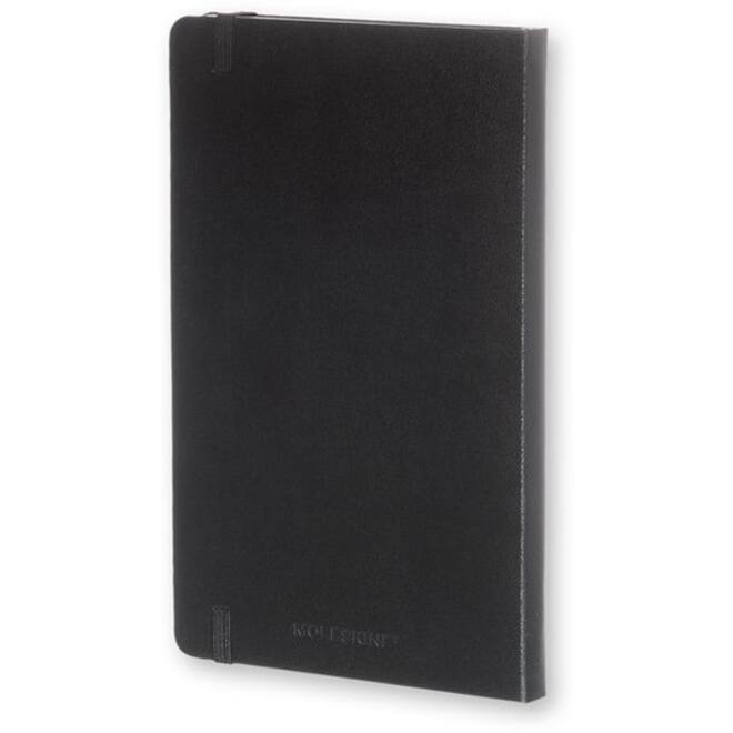 Notitieboek Moleskine large 130x210mm dots hard cover zwart