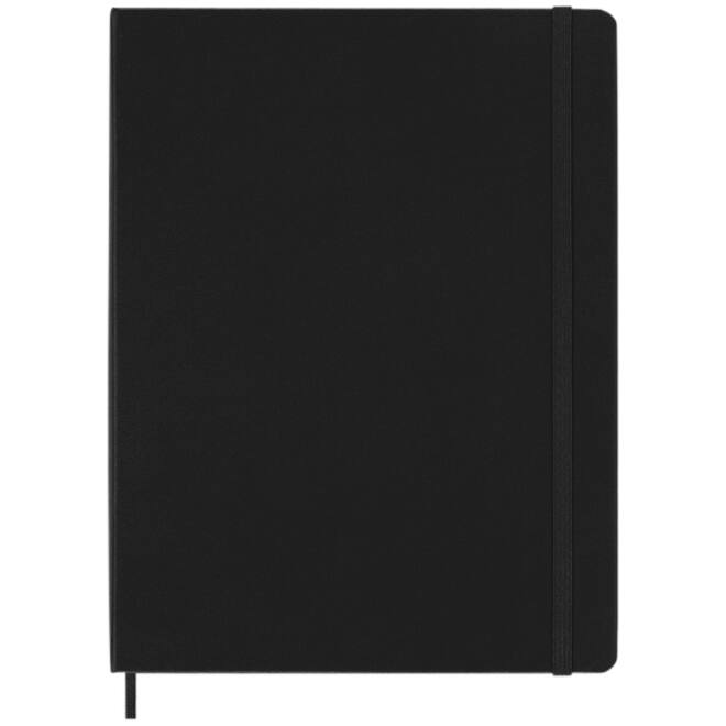 Notitieboek Moleskine XL 190x250mm lijn hard cover zwart