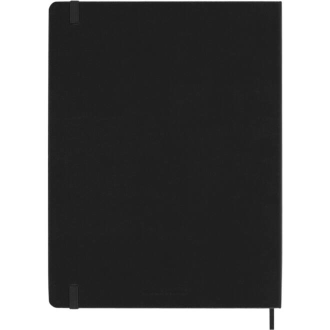 Notitieboek Moleskine XL 190x250mm lijn hard cover zwart