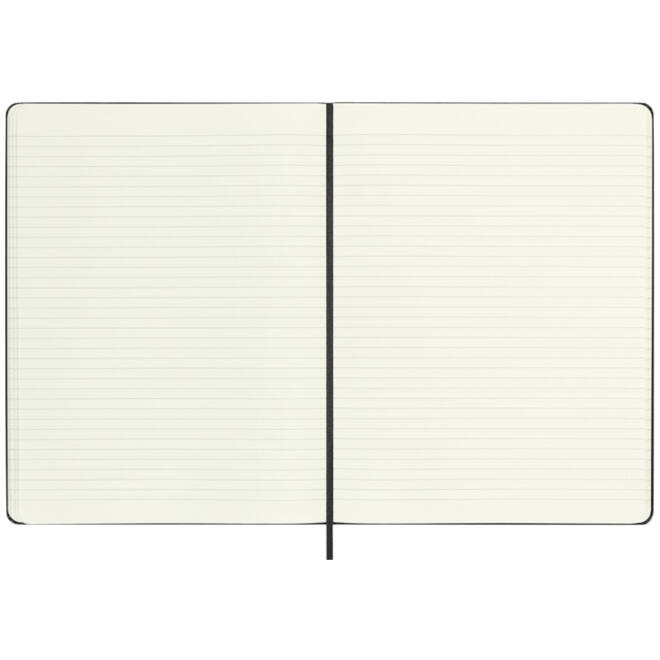 Notitieboek Moleskine XL 190x250mm lijn hard cover zwart