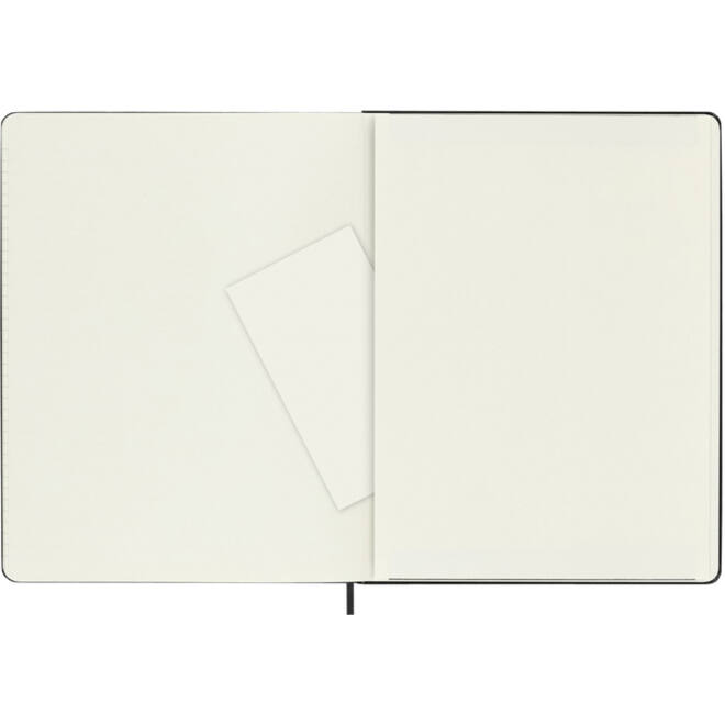 Notitieboek Moleskine XL 190x250mm lijn hard cover zwart