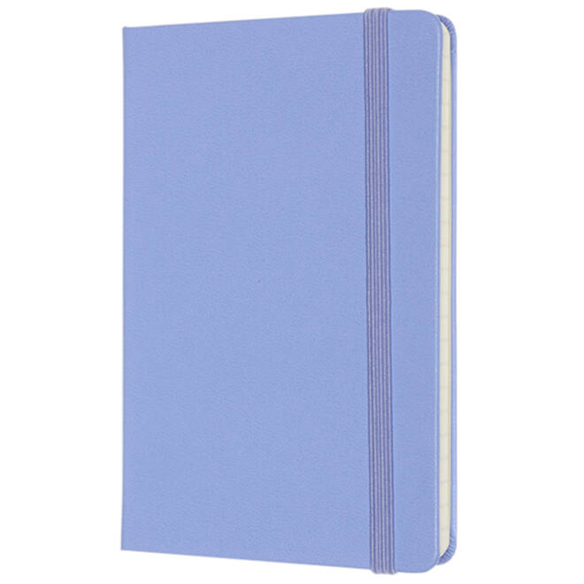 Notitieboek Moleskine pocket 90x140mm lijn hard cover hydrangea blue