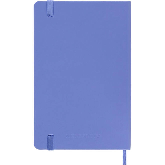 Notitieboek Moleskine pocket 90x140mm lijn hard cover hydrangea blue