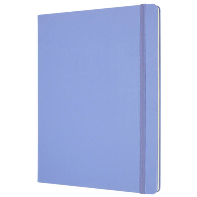 Notitieboek Moleskine XL 190x250mm lijn hard cover hydrangea blue