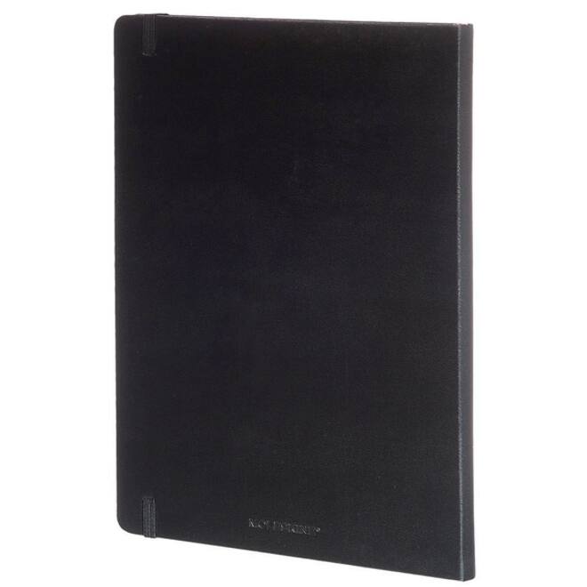 Notitieboek Moleskine XL 190x250mm blanco hard cover zwart