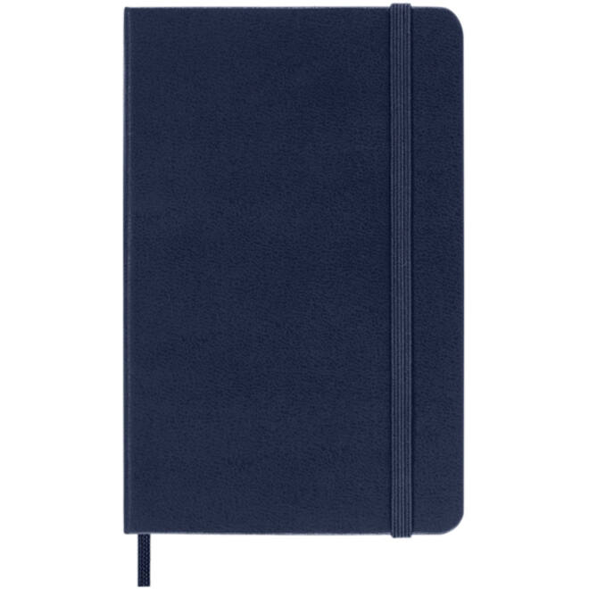 Notitieboek Moleskine pocket 90x140mm lijn hard cover sapphire blue