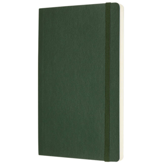 Notitieboek Moleskine large 130x210mm dots soft cover myrtle green