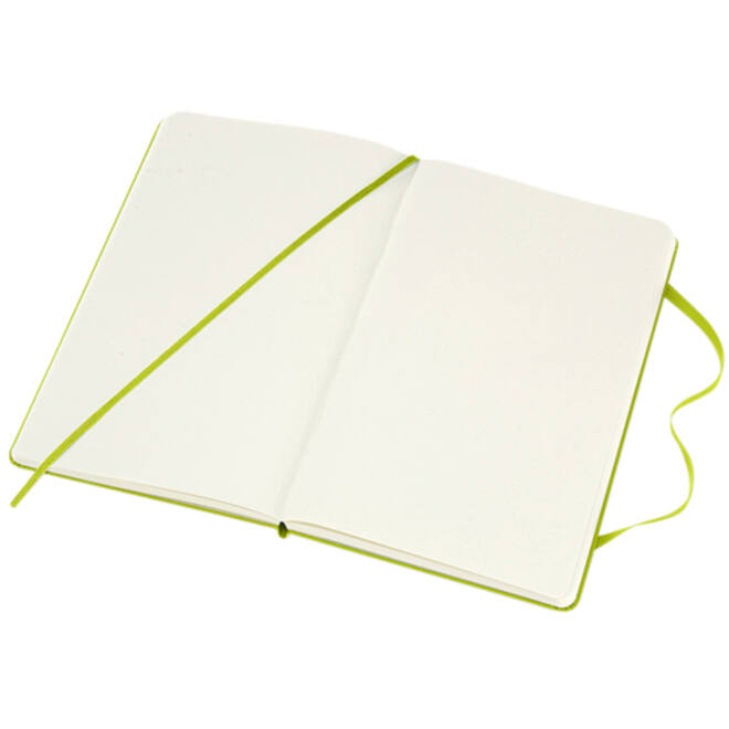 Notitieboek Moleskine large 130x210mm blanco hard cover lemon green