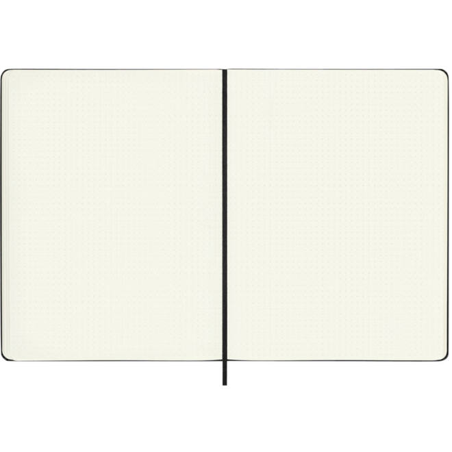 Notitieboek Moleskine XL 190x250mm dots hard cover zwart