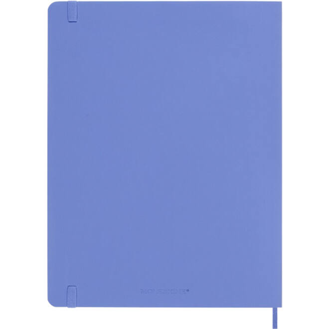 Notitieboek Moleskine XL 190x250mm lijn soft cover hydrangea blue