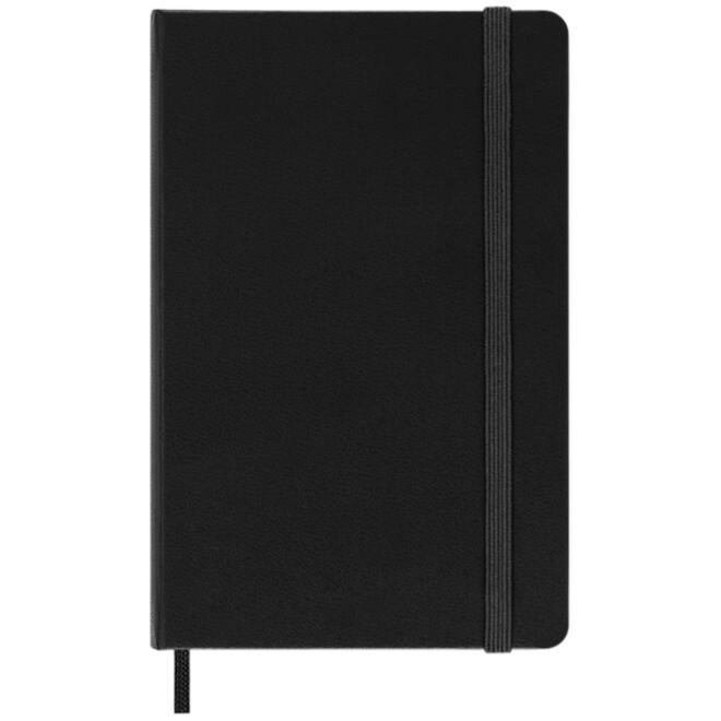 Notitieboek Moleskine pocket 90x140mm dots hard cover zwart