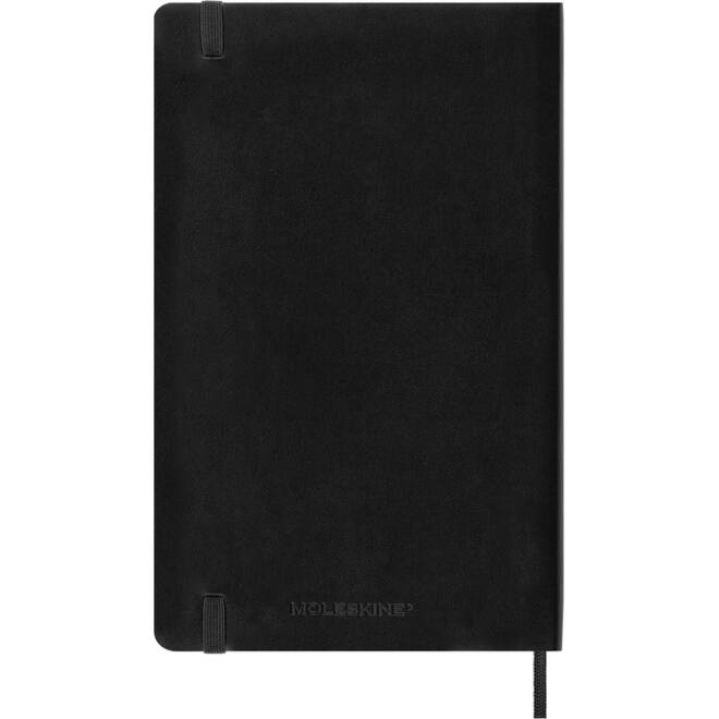 Notitieboek Moleskine large 130x210mm dots soft cover zwart