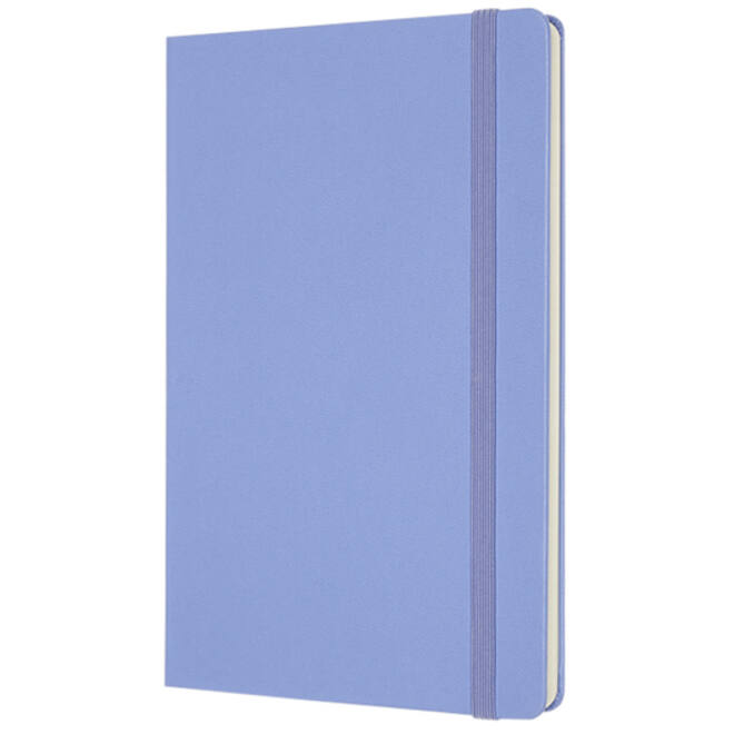Notitieboek Moleskine large 130x210mm blanco hard cover hydrangea blue