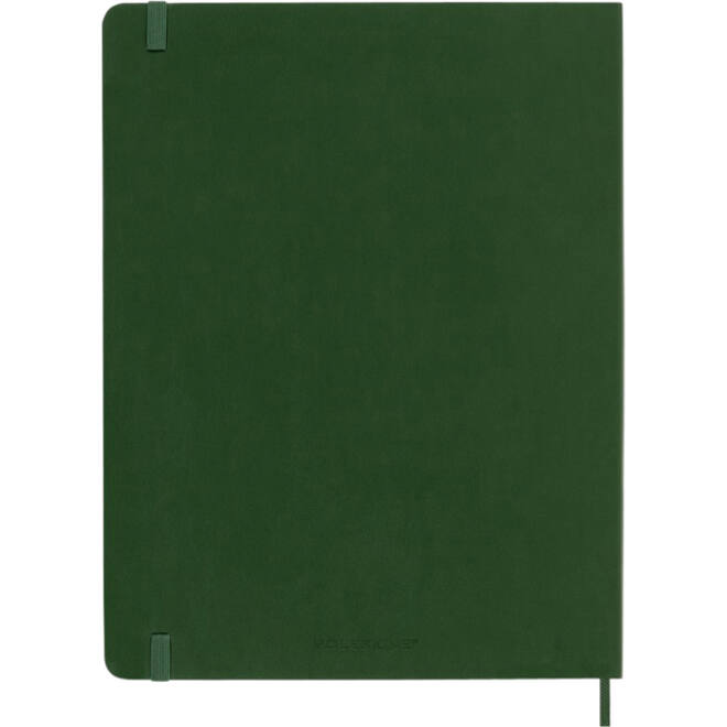 Notitieboek Moleskine XL 190x250mm lijn soft cover myrtle green