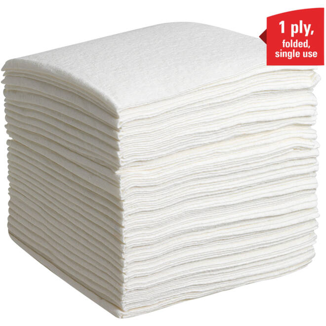 Poetsdoek WypAll L40 1-laags 304x317mm 18x56stuks wit 7471