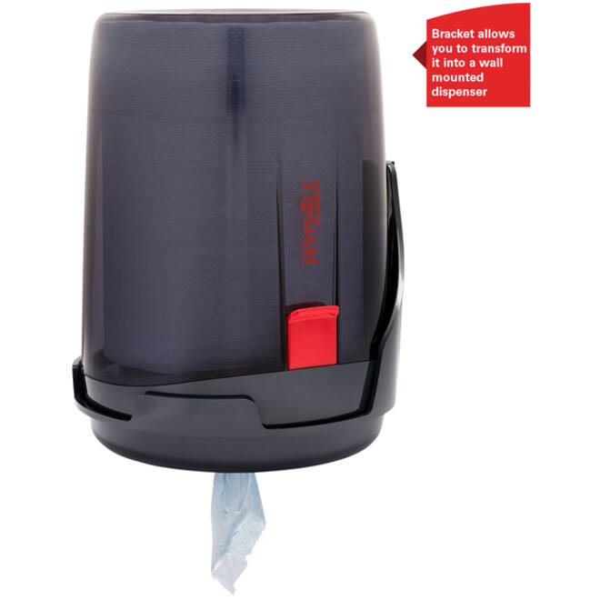 Poetsroldispenser WypAll reach centerfeed zwart 6221