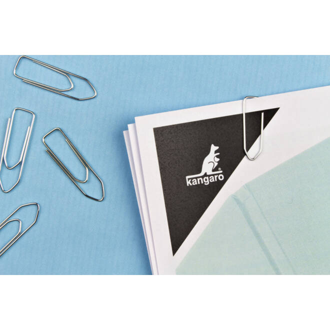 Paperclip Kangaro 32mm hoekig verzinkt doos à 100 stuks