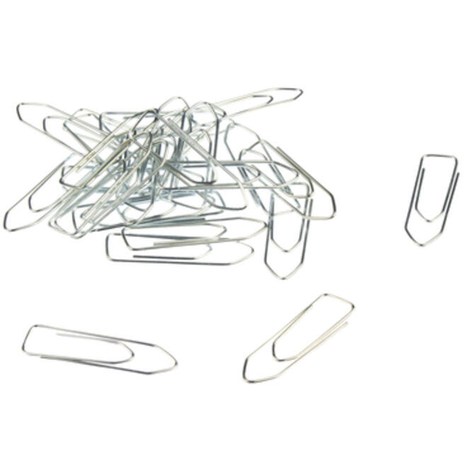 Paperclip Kangaro 32mm hoekig verzinkt doos à 100 stuks