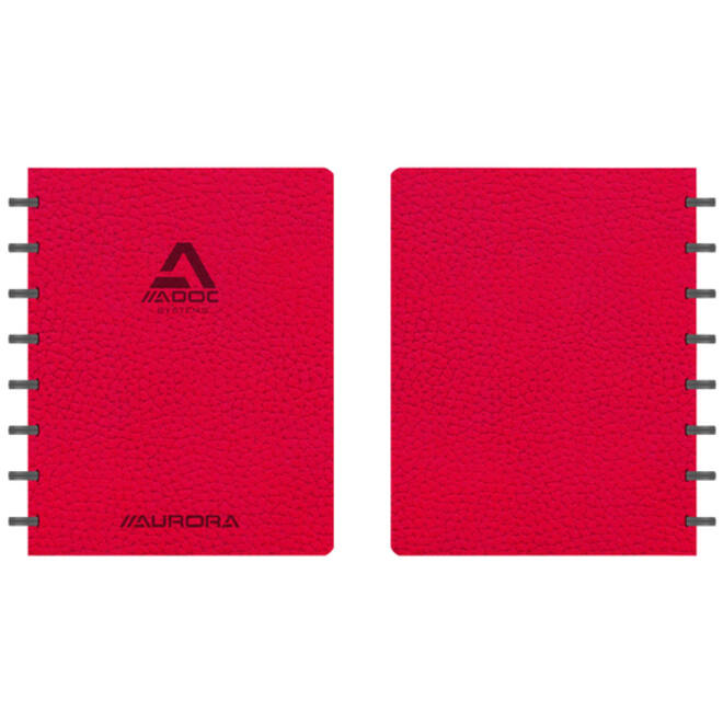 Schrift Adoc Business A5 lijn 144 pagina's 90gr rood