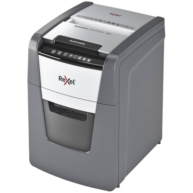 Papiervernietiger Rexel Optimum Auto+ 90X snippers 4x28mm
