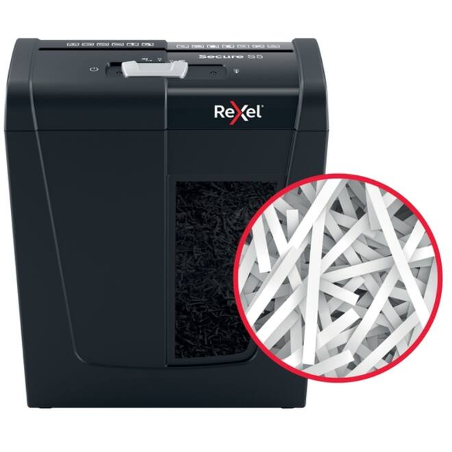 Papiervernietiger Rexel Secure S5 stroken 6mm