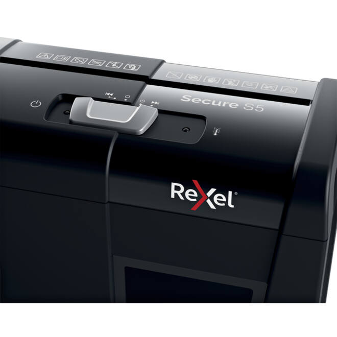 Papiervernietiger Rexel Secure S5 stroken 6mm