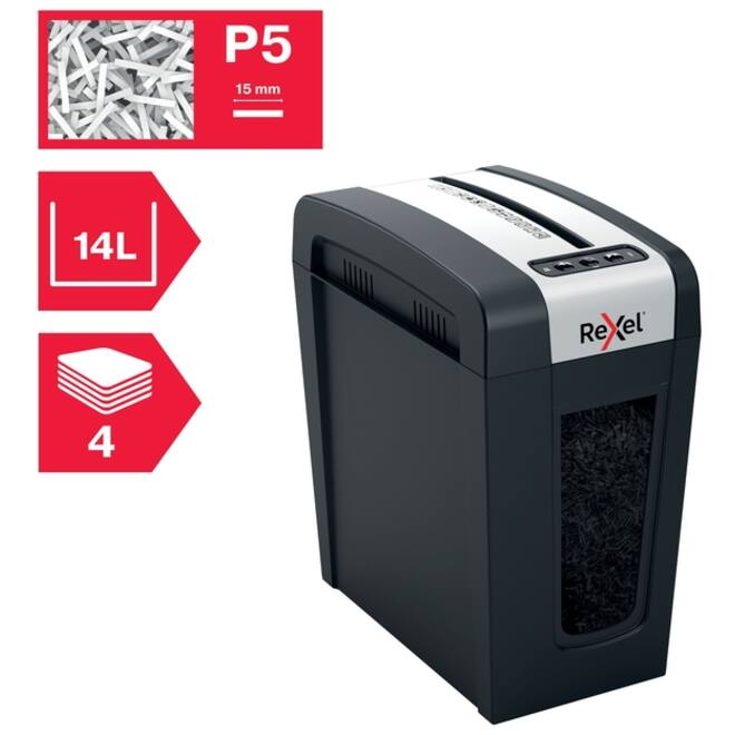 Papiervernietiger Rexel Secure MC4-SL snippers 2x15mm