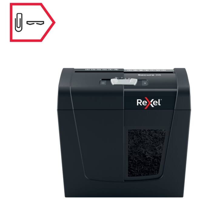 Papiervernietiger Rexel Secure X6 snippers 4x40mm