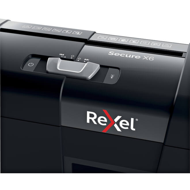 Papiervernietiger Rexel Secure X6 snippers 4x40mm