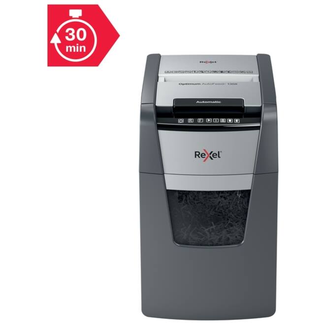Papiervernietiger Rexel Optimum Auto+ 130X P4 snippers 4x28mm