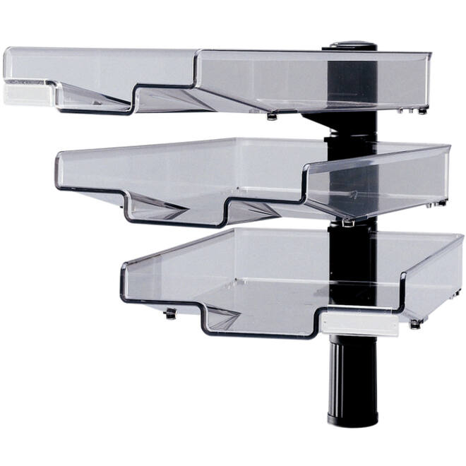 Brievenbak Hansa met 360 graden zwenkarm 3stuks zwart
