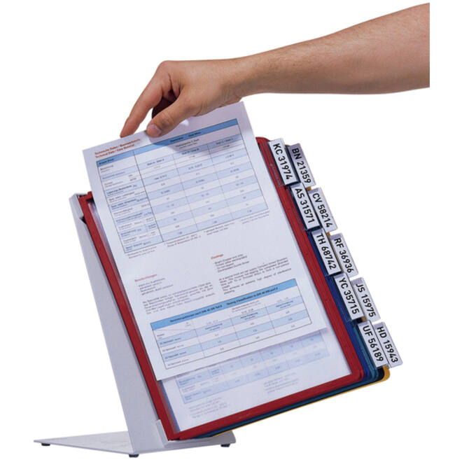 Bureaustandaard Durable Vario met 10-tassen A4 assorti