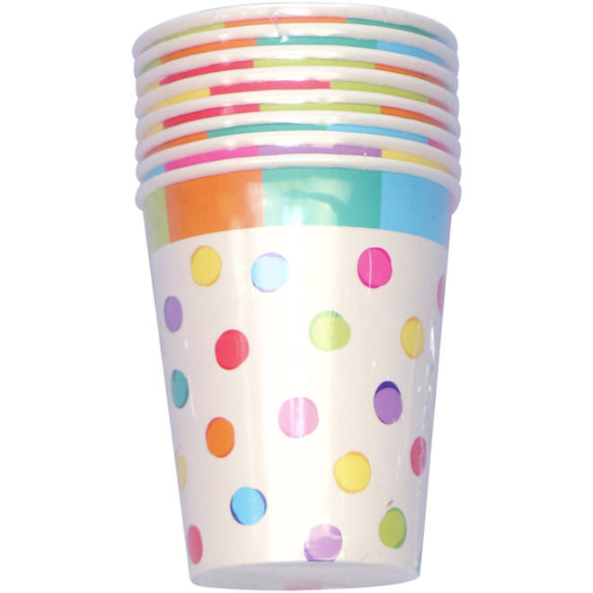 Bekers Haza Festive Colors 250ml 8 stuks