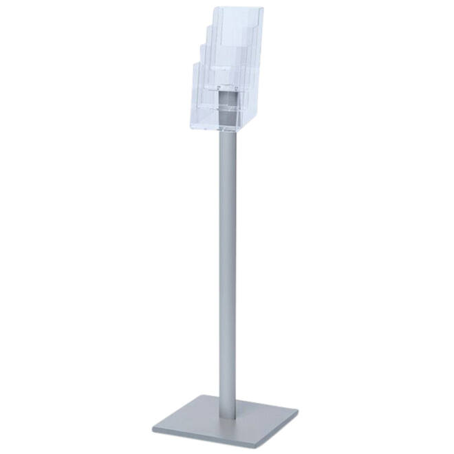 Brochurehouder Quantore met standaard 4x 110x140x30mm