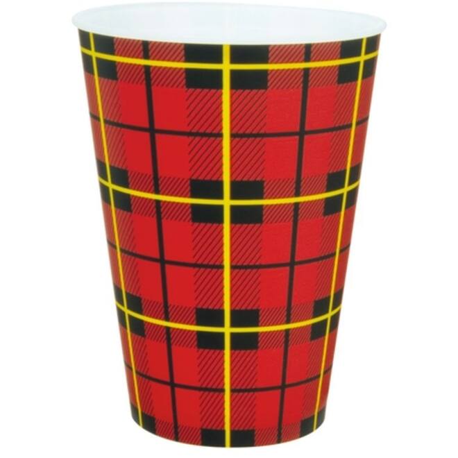 Beker IEZZY 180ml herbruikbaar Scotty 20 stuks rood