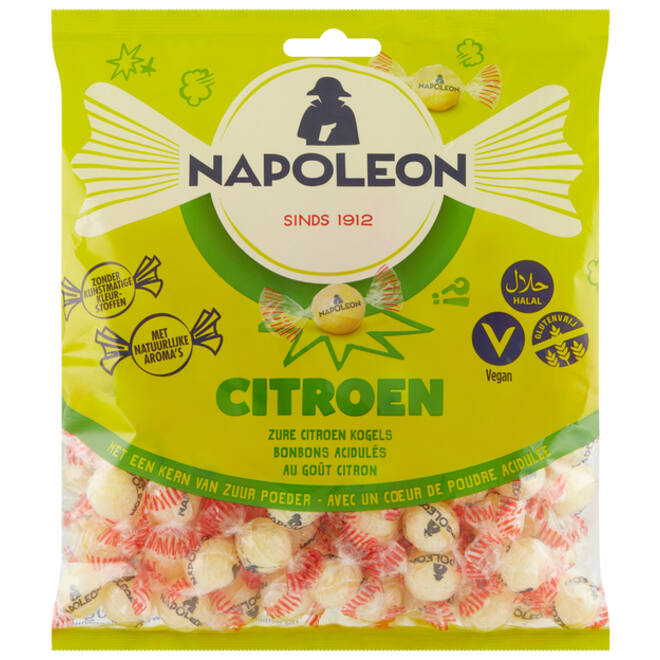 Snoep Napoleon citroen zak 1kg