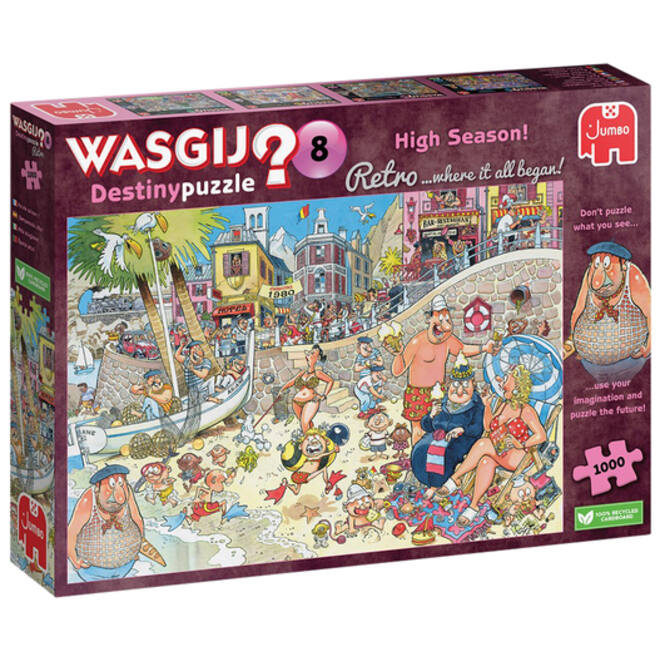 Puzzel Wasgij Retro Destiny 8 Hoogseizoen 1000 stukjes