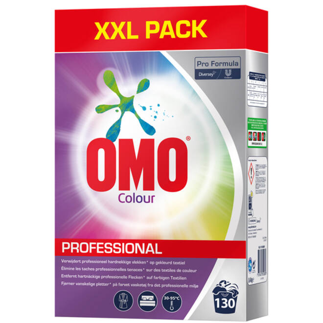 Wasmiddel Omo Pro Formula poeder color 8.4kg 130 scoops