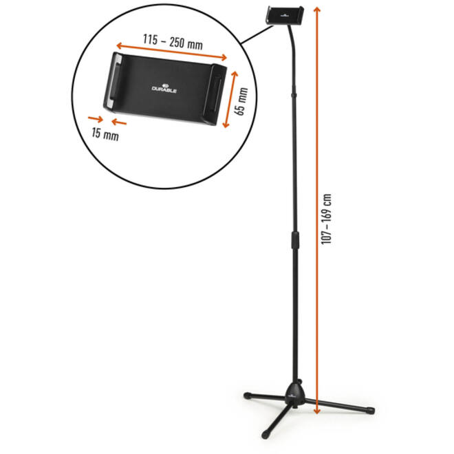Tablethouder Durable Twist vloer