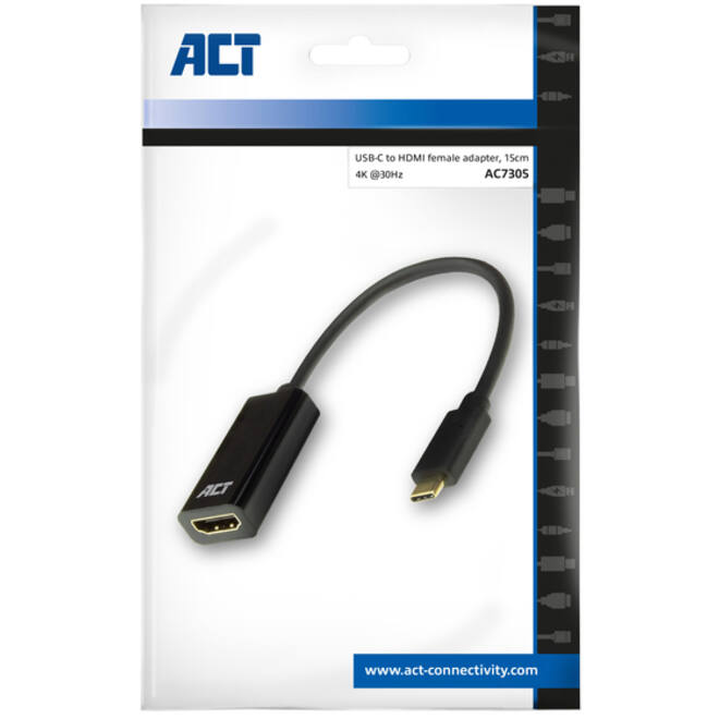 Adapter ACT USB-C naar HDMI 30Hz