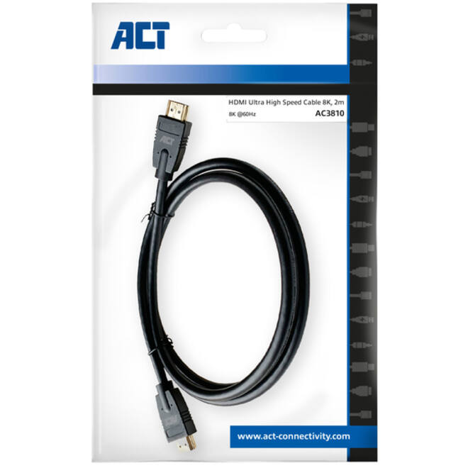 Kabel ACT HDMI Ultra High Speed 2 meter