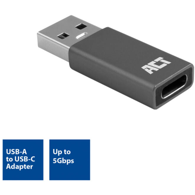 Adapter ACT USB-A naar USB-C