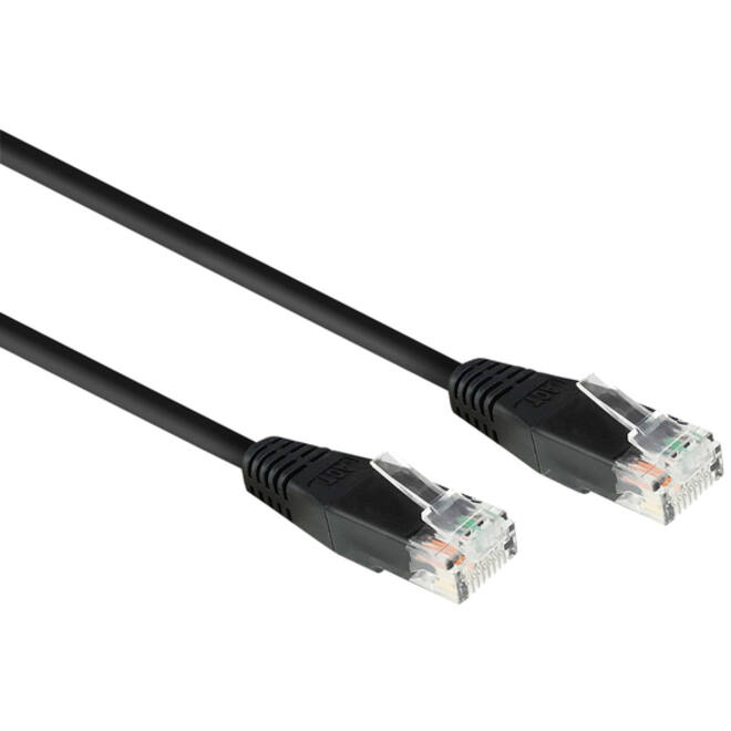 Kabel ACT CAT6 Network koper 0.9 meter zwart