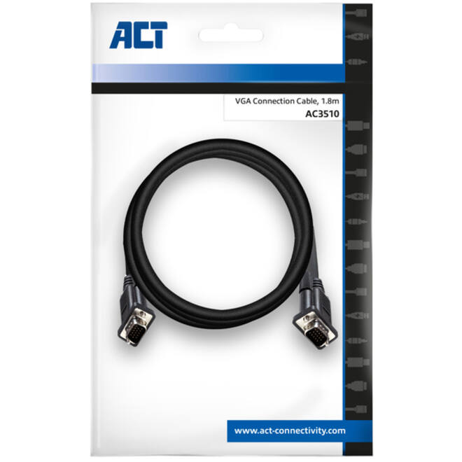 Kabel ACT VGA Monitor 1.8 meter