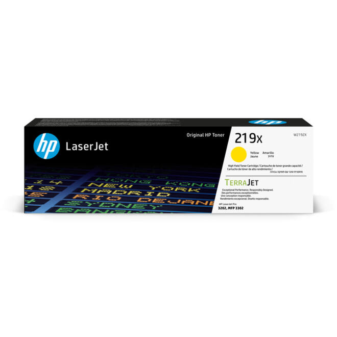 Tonercartridge HP W2192X 219X geel