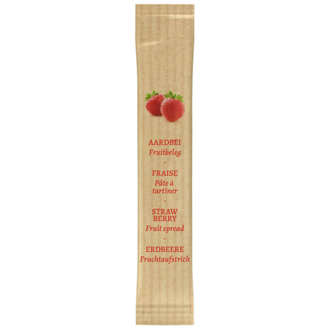 Fruitbeleg van Oordt VarieJantjes aardbeien 12x15 gram sticks