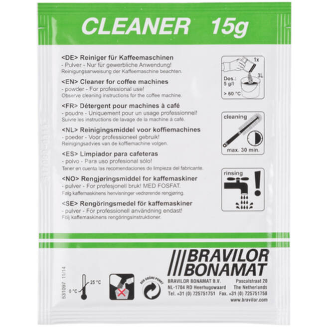 Reiniger Bravilor Cleaner voor koffiemachines