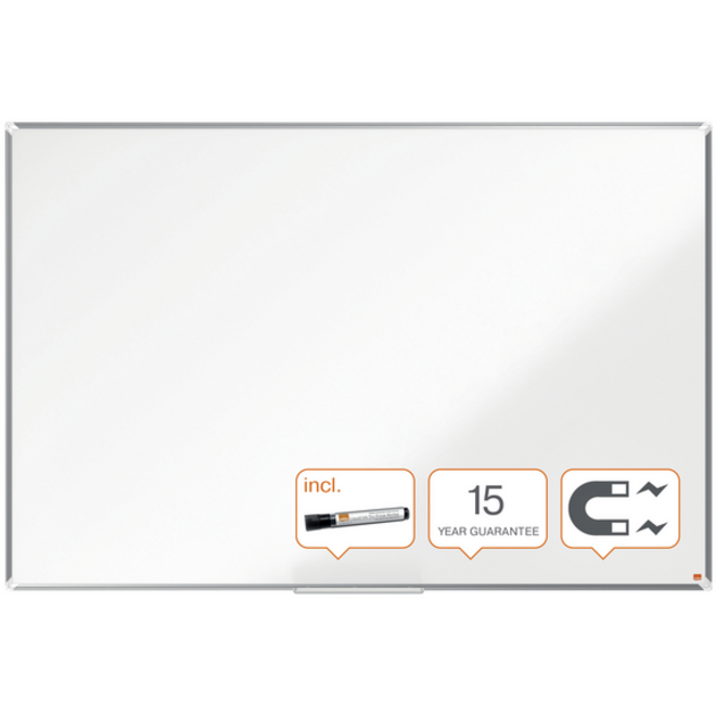 Whiteboard Nobo Premium Plus 120x180cm staal