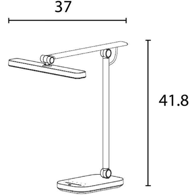 Bureaulamp Unilux Pureline led wit